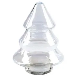Gebäckdose Weihnachsbaum Glas Transparent