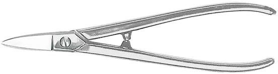 Erdi Goldschmiedeschere gerade vernickelt 180mm