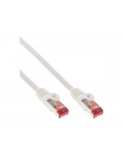 InLine 40er Bulk-Pack Patchkabel S/FTP PiMf Cat.6 250 MHz PVC Kupfer weiß 2m Rot Weiß (B-76402W)