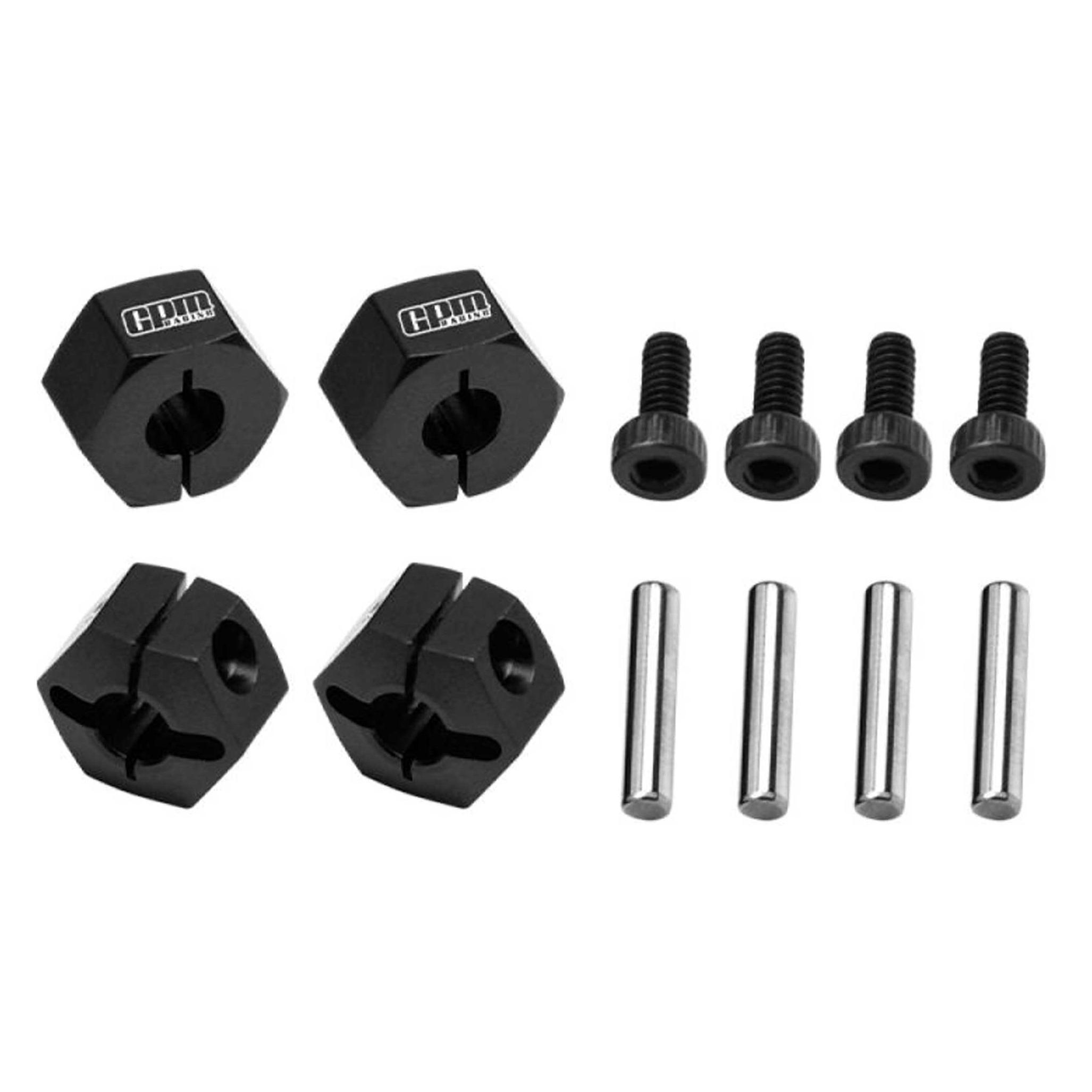 GPM Alu Radmitnehmer 12mm schwarz TRX MiniMaxx (GPMTXMM010BK)