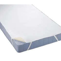 Matratzenauflage 180 x 200 cm Baumwolle Weiß