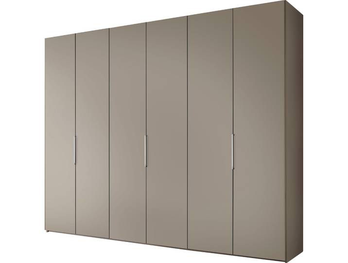 Drehtürenschrank STAUD Extenso, edles Design in hochwertiger Qualität, Made in Germany , beige (sand), B:298cm H:222cm T:63cm, Holzwerkstoff, Schränke, Drehtürenschrank