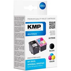 KMP, Druckerpatrone, H175VX Vorteilspack BK/Color komp. m. HP N9K08AE/N9K07AE (C)