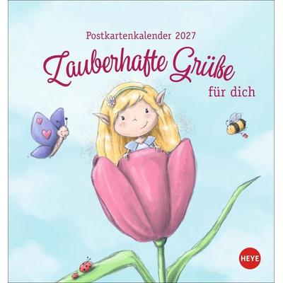 Zauberwesen Postkartenkalender 2027 - Zauberhafte Grüße für dich