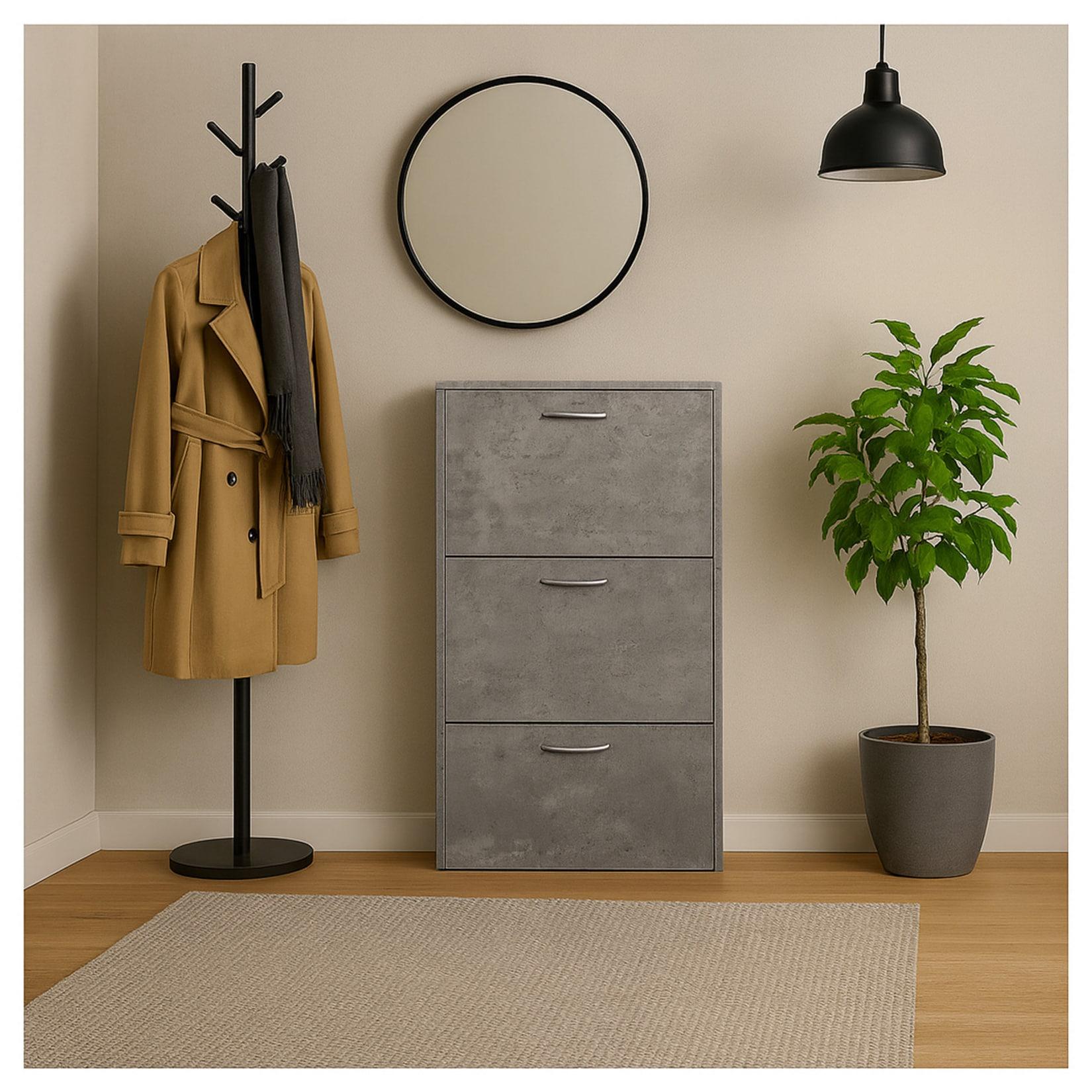 HTI-Living Schuhschrank Thekla Beton