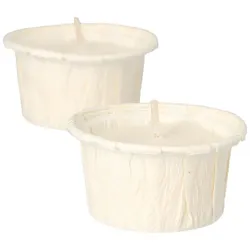 Papstar Teelichter, 2,5cm, weiß
