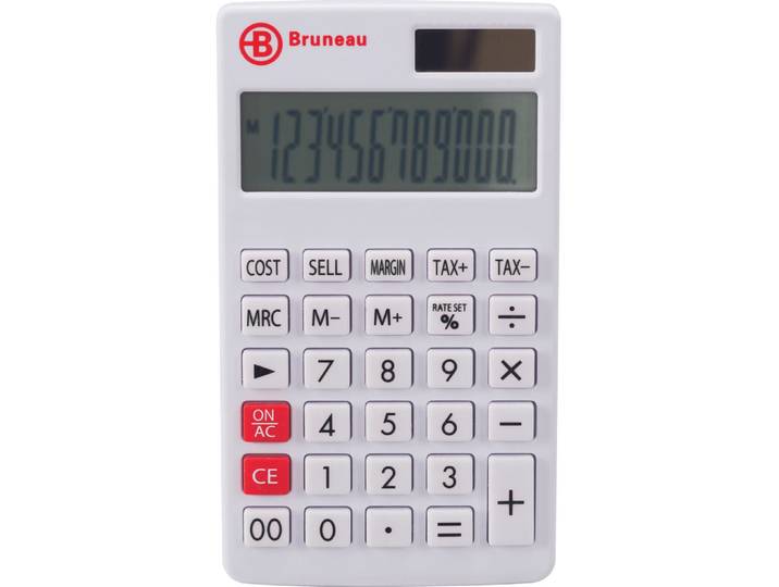 Calculatrice de poche Bruneau - 12 chiffres - Calculatrice de poche - Bruneau