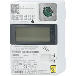 eHZ Drehstromzähler 240560D MID 3x230V/400V, 50Hz, 6(60)A MSB-Schnittstelle, 2 Tarifwerk KDK Dornscheidt