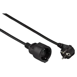 Hama Verlängerungskabel 10 m schwarz