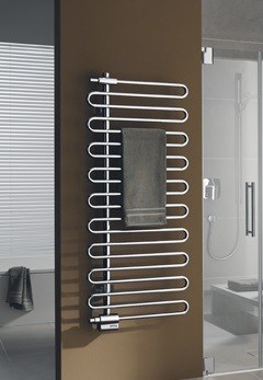 Kermi Badheizkörper Icaro 1446x600x58 mm, Glanzsilber Metallic, Wärmeleistung 628 W, CRV1A140060WXXK CRV1A140060WXXK