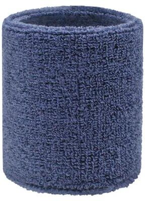 Uplift Essentials Premium Moisture Wicking Cotton Athletic Wrist Sweatbands blue Gray