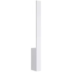 Wandleuchte Wandlampe Wohnzimmerlampe LED Flurleuchte Alu Weiss H 50 cm 3000K