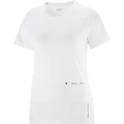 Salomon Damenshirt Cross Run Tee SS GFX - weiß / 34