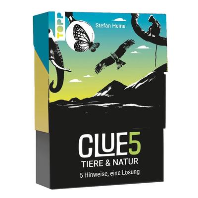CLUE5 & Tiere. 5 Hinweise, nur eine Lösung. Das Trend-Quiz für deine Tasche