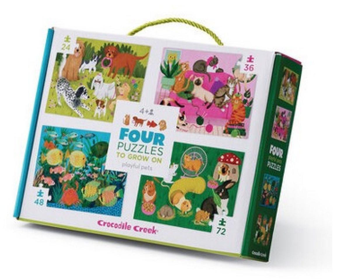 Crocodile Creek Puzzelset Huisdieren