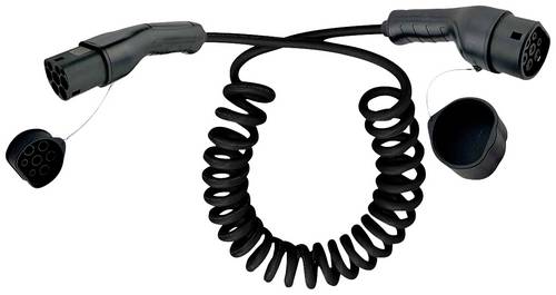 Roline 19.08.0033 eMobility Ladekabel 3m IP65, Flammwidrig, Spiralkabel