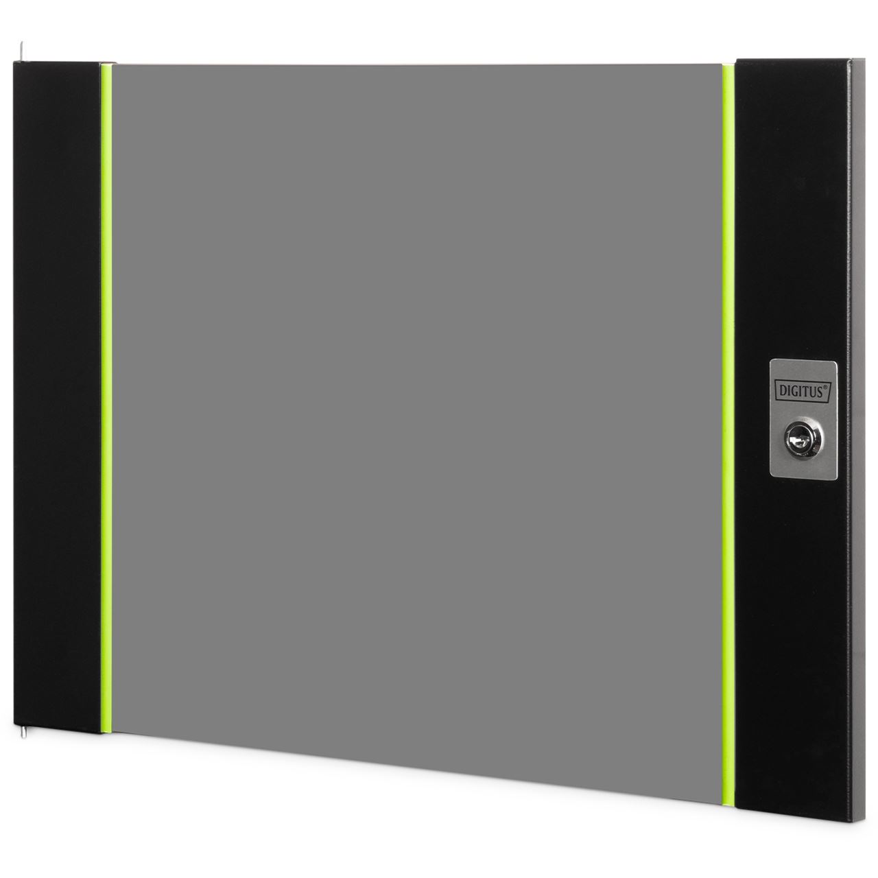 Digitus 19" Glas-Fronttür 9HE Wandgehäuse Unique Serie schw.