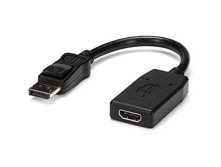 StarTech 9.4IN DisplayPort Male to HDMI Female Video Adapter - Black