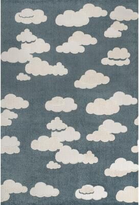 JONATHAN Y Hedwig High-Low Youth Cloud Scandi Rug