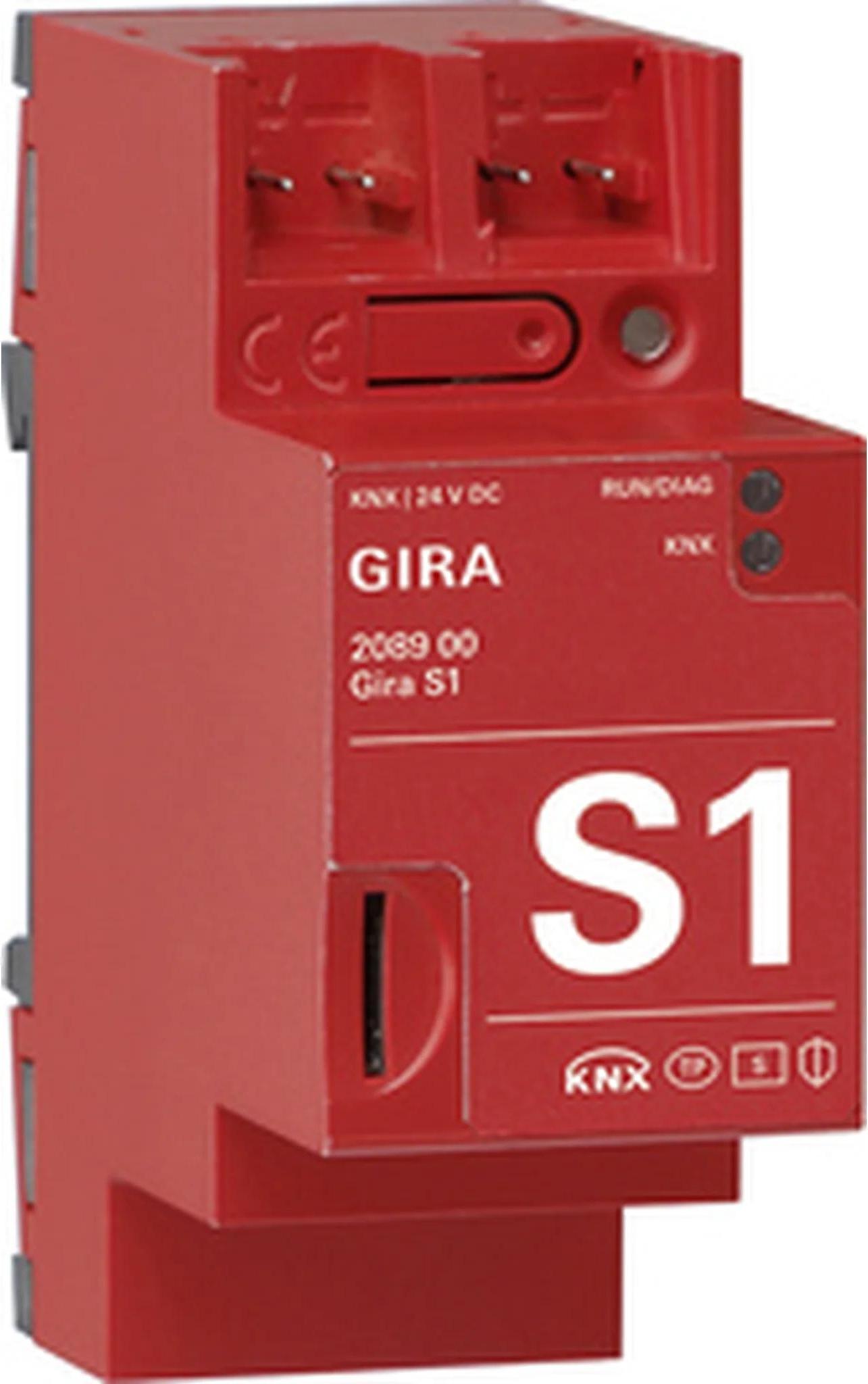 Gira Gira S1 REG Fernzugriffsmodul KNX, 2TE, verschlüsselte VPN-Verbindung, 1 Stk.