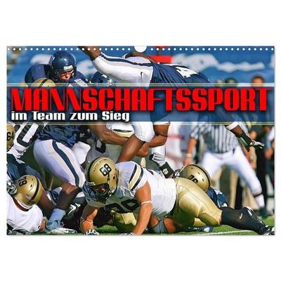 Mannschaftssport - im Team zum Sieg (Wandkalender 2027 DIN A3 quer), CALVENDO Monatskalender