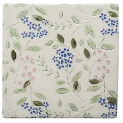 Untersetzer Vintage - Garden blau