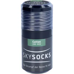 Skysocks Cotton Black 40/41 2 ST