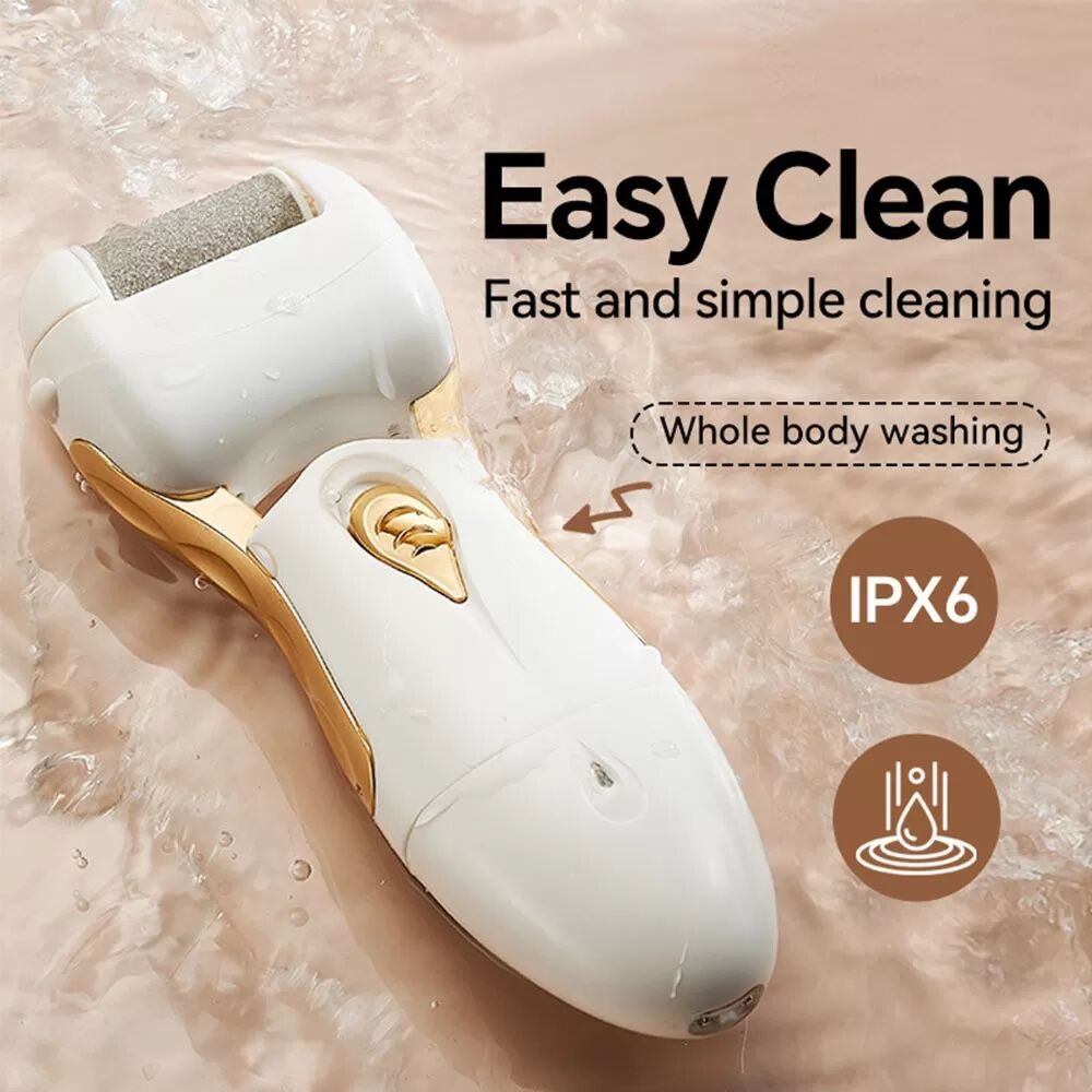 INF Râpe Électrique Anti-Callosités - Outil de Pédicure Rechargeable pour des Pieds Doux