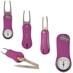 Pitchfix Hybrid 2.0 Pitchgabel mit Kompass Logo lila/weiss