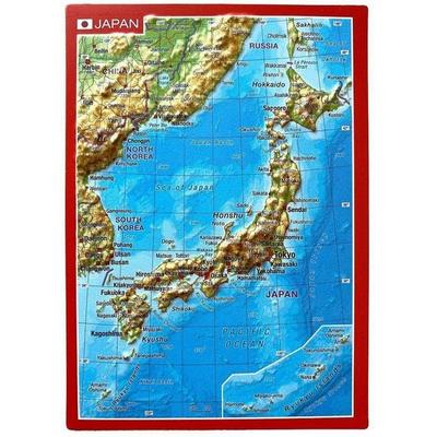 Reliefpostkarte Japan, Karte von Andre Markgraf,Mario Engelhardt, Georelief Vertriebs GbR