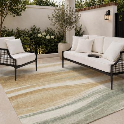Addison Rugs Machine Washable Indoor/ Outdoor Ombre Volga Chantille Rug
