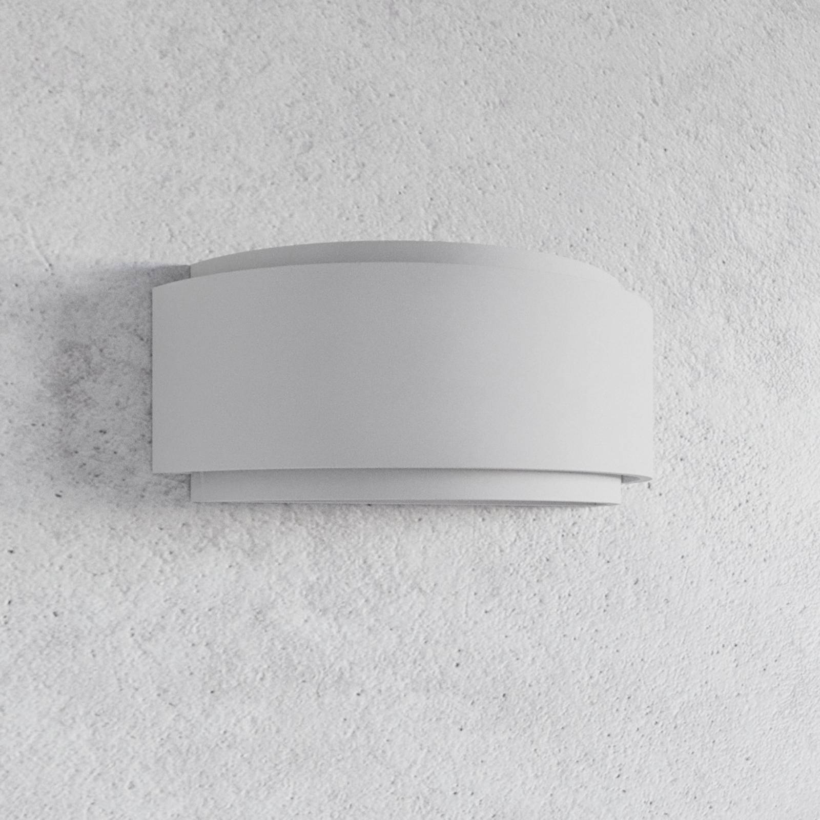 Wandlampe Cassian Lindby, dimmbar, weiß / opal, für Schlafzimmer, Gips / Ton, Modern, Wandleuchte, Wandlampe Innen
