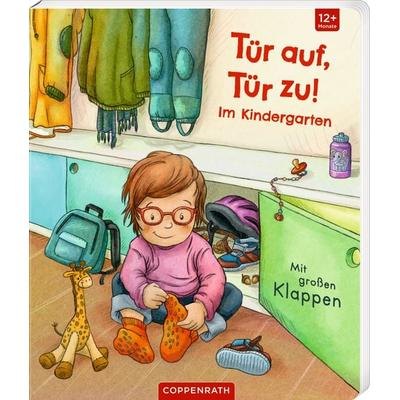 Tür auf, Tür zu! - Im Kindergarten, Gebundene Ausgabe von Julia Gerigk, Coppenrath Verlag GmbH & Co. KG, 978-3-649-64948-9