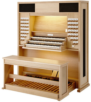 Johannus Premium Live III, Oak Natural, Concave