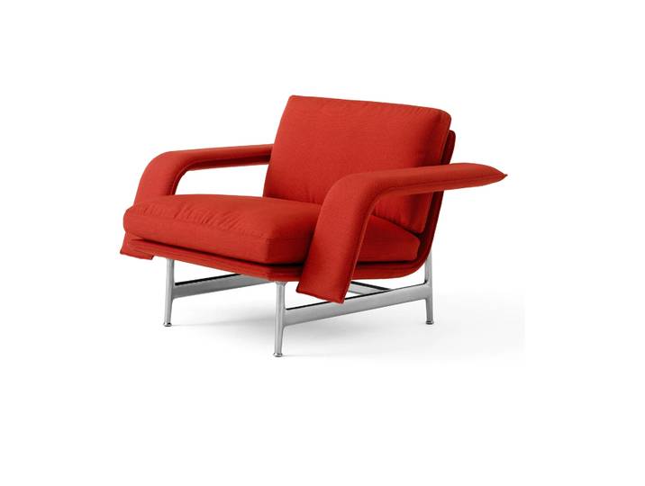 &Tradition Meantime AV29 Lounge-Sessel Pol. aluminium-Fiord 0571
