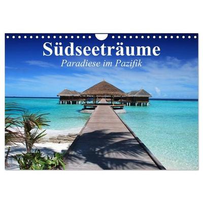 Südseeträume. Paradiese im Pazifik (Wandkalender 2026 DIN A4 quer), CALVENDO Monatskalender