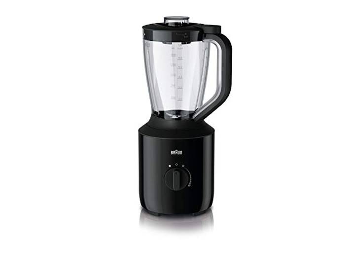 Braun Powerblend 3 1\,5 L Mélangeur de Table Noir 800 W Powerblend 3\, Mélangeur de Table\, 1\,5 L\, Fonction d'impulsion\, Pileur de Glace\, 0\,85 m\, 800 W