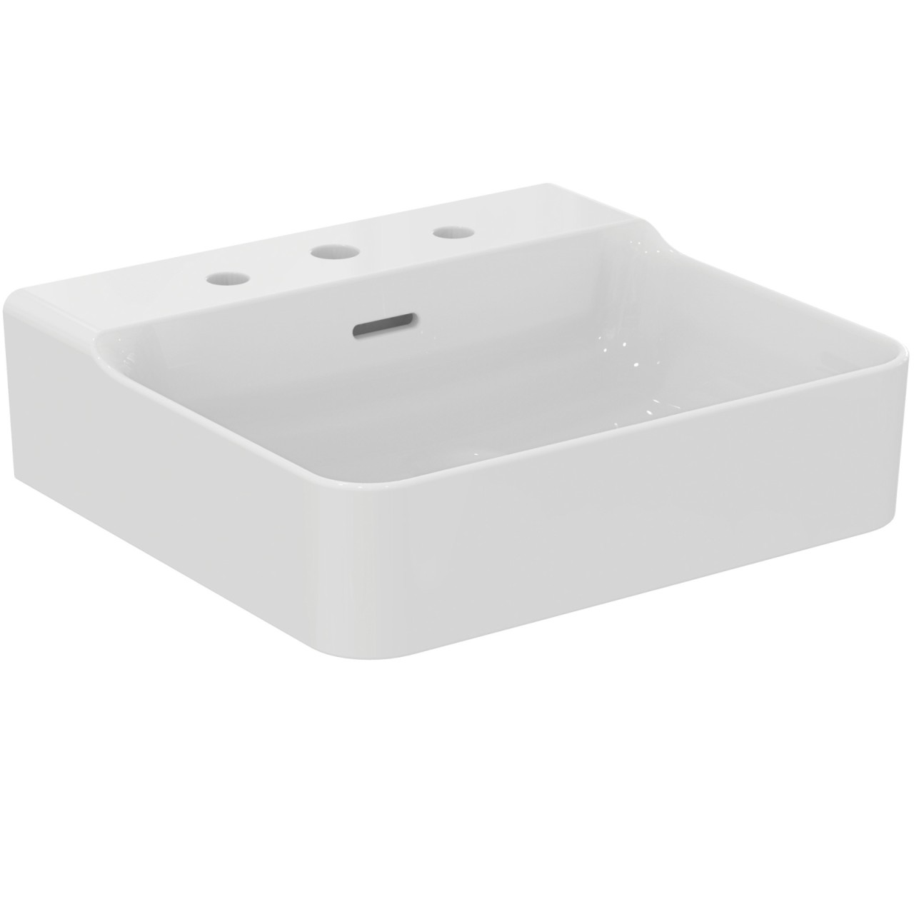 Ideal Standard Waschtisch Conca, 3 Hahnlöcher, mit Überlauf, T3783MA
