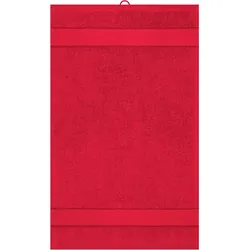 Myrtle Beach Bio Gästehandtuch Gästetuch MB441 red 30 x 50 cm
