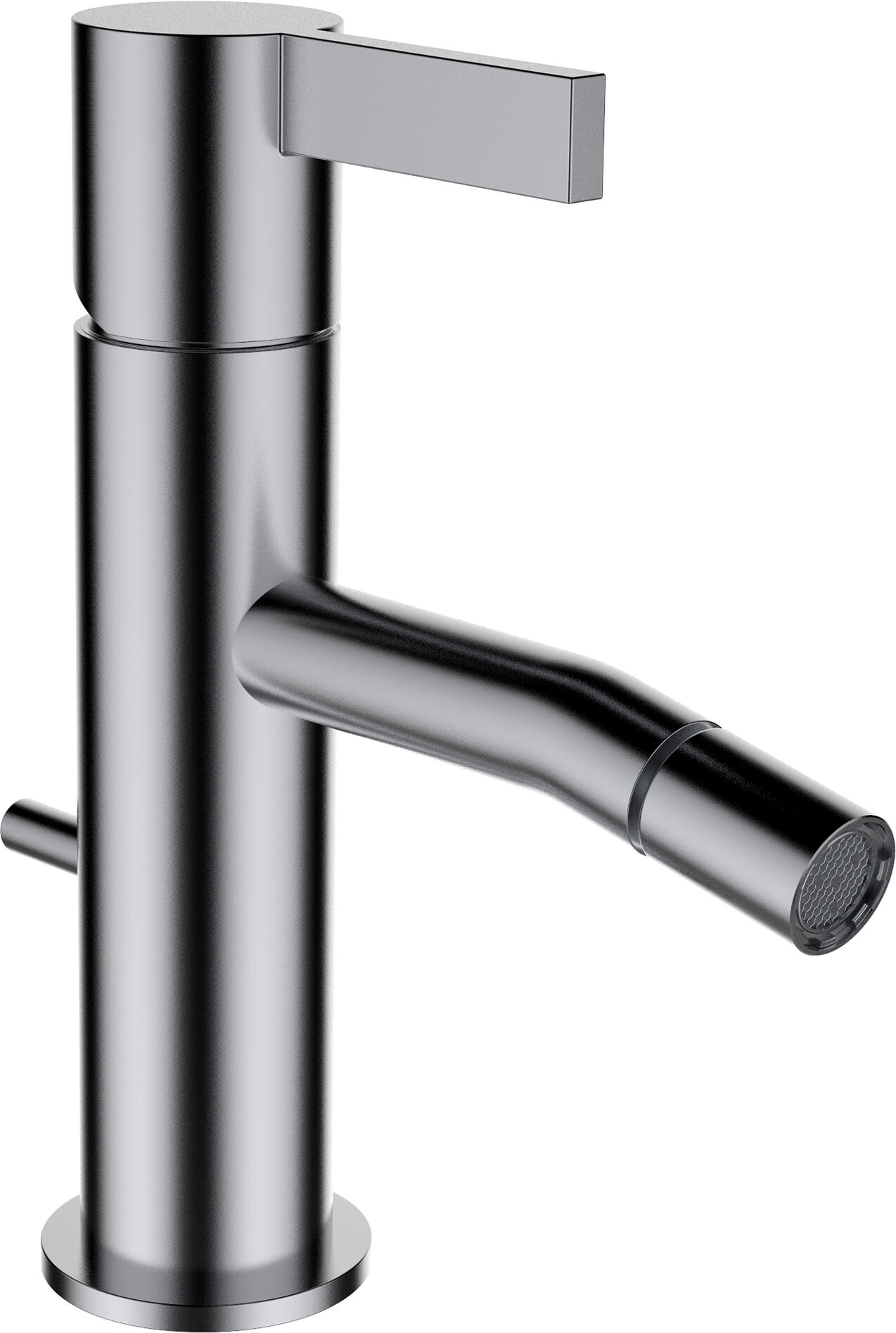 Laufen KARTELL robinet de bidet H3413310901031 saillie 110mm, sans robinet de vidange, acier inoxydable