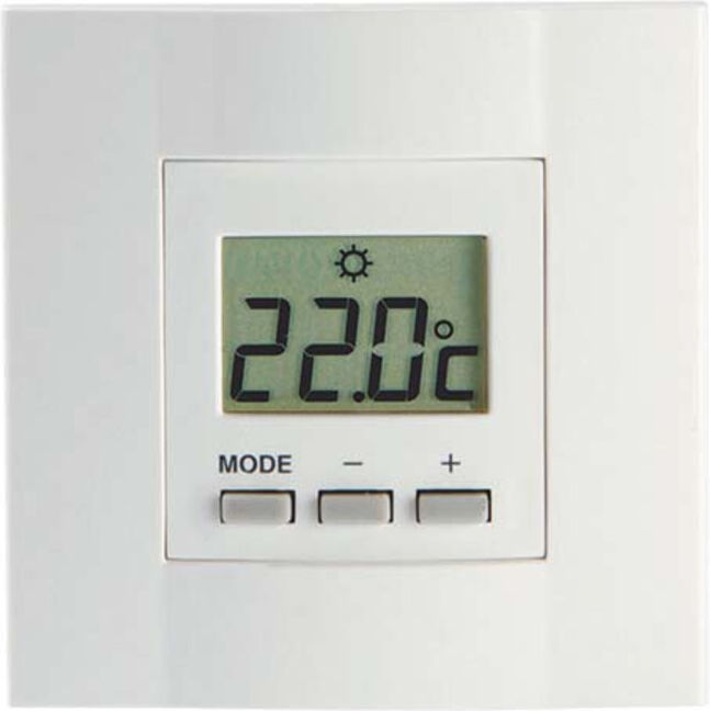 Vitramo Thermostat d’ambiance 80x80x23mm 3 boutons VT D (VTD)