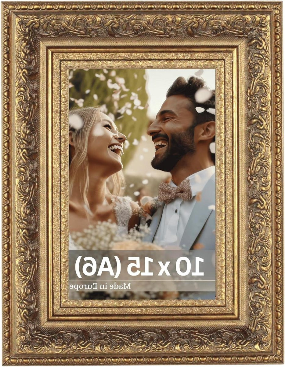 Fotolijst Leonardo Antieke Barok Decoratie Bruin - 10x15 cm