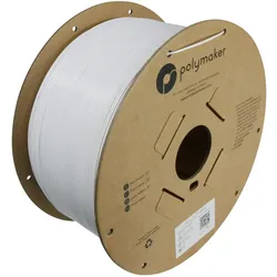 Polymaker PolyLite ASA White 1.75mm 3kg (ASA, 3000 g, 1.75 mm), Filament, Weiss
