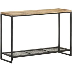 vidaXL Konsolentisch 110x35x75 cm Mango Massivholz