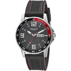 Regent F-1650 Herrenuhr 10 Bar Schwarz