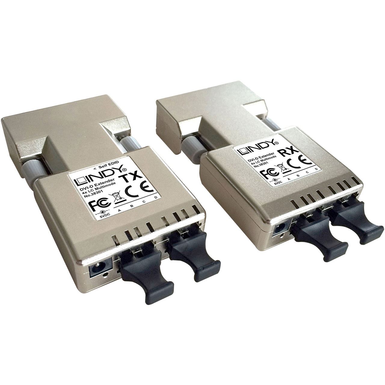 Lindy DVI-D Extender 500m Fiber/LWL 2x Duplex LC (50Ám) Multimode