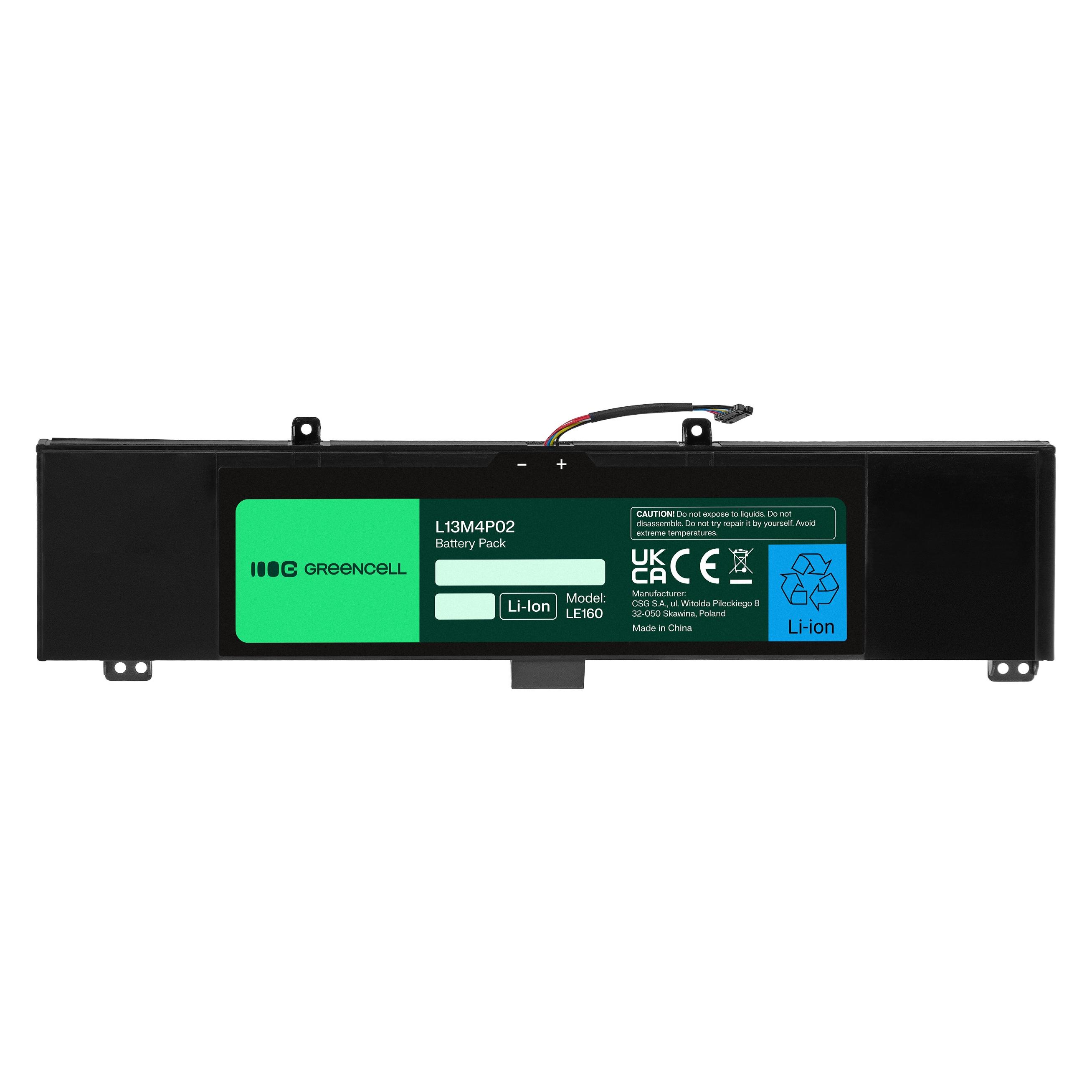 GreenCell Laptop Battery for Lenovo Y50 Y70 - 7.4V - 6400mAh (4 Zellen, 6400 mAh) (LE160)
