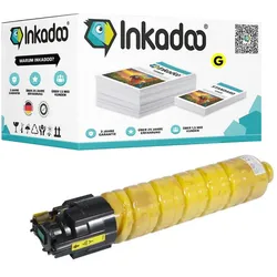 Inkadoo, Toner, Toner kompatibel zu Ricoh 821075 / TYPE SP C 430 E Toner, gelb Gelb (Y)