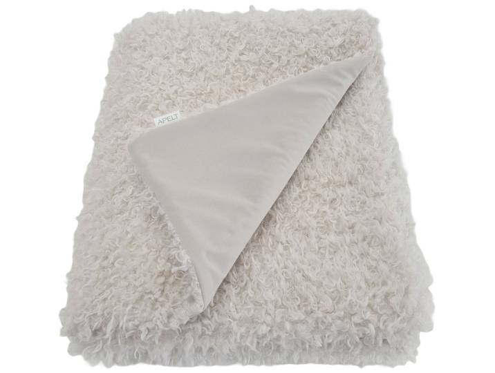 Plaid APELT Missouri 130x170 , beige (natur), B:130cm L:170cm, Polyester, Wohndecken, Plaid, kuschelig weich