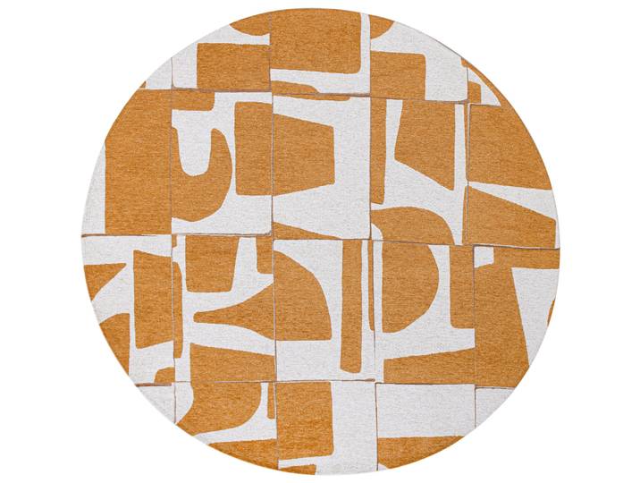 Teppich Papercut Multicolor Turbulenzen Polyester 240 x 240 cm